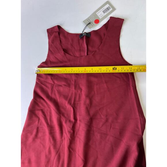 Designer RUTI Burgundy Nola Long tank Size 10 (Ruti Size 3) NWT - Picture 7 of 11